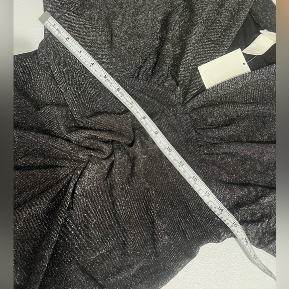H&M Ladies Black Evening Sparkle
Ruched Front Dress Size Medium New
With Tags - Picture 8 of 9